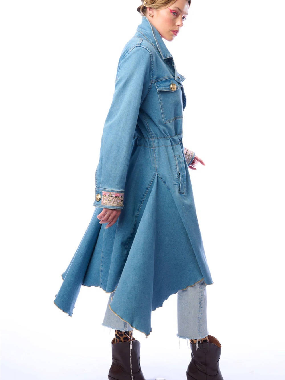 ARATTA MONTE CARLO DENIM COAT - M - NWT - Picture 10 of 12